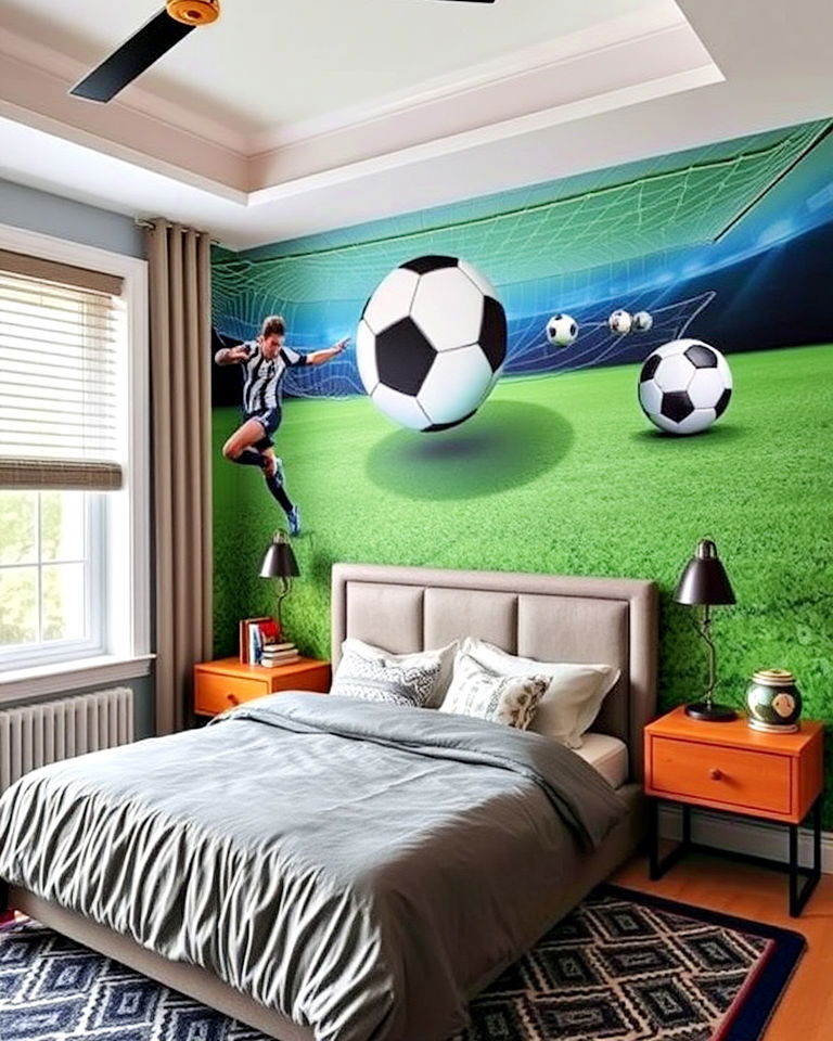 Transform Your Space with Soccer-Inspired Wall Designs