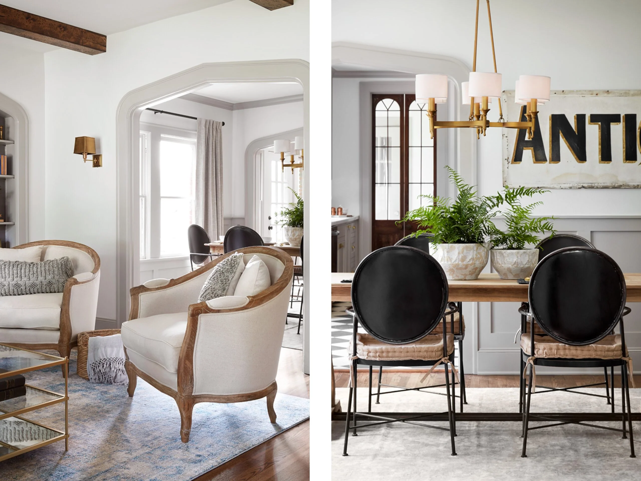 Seamless Dining Area with Eclectic Seating