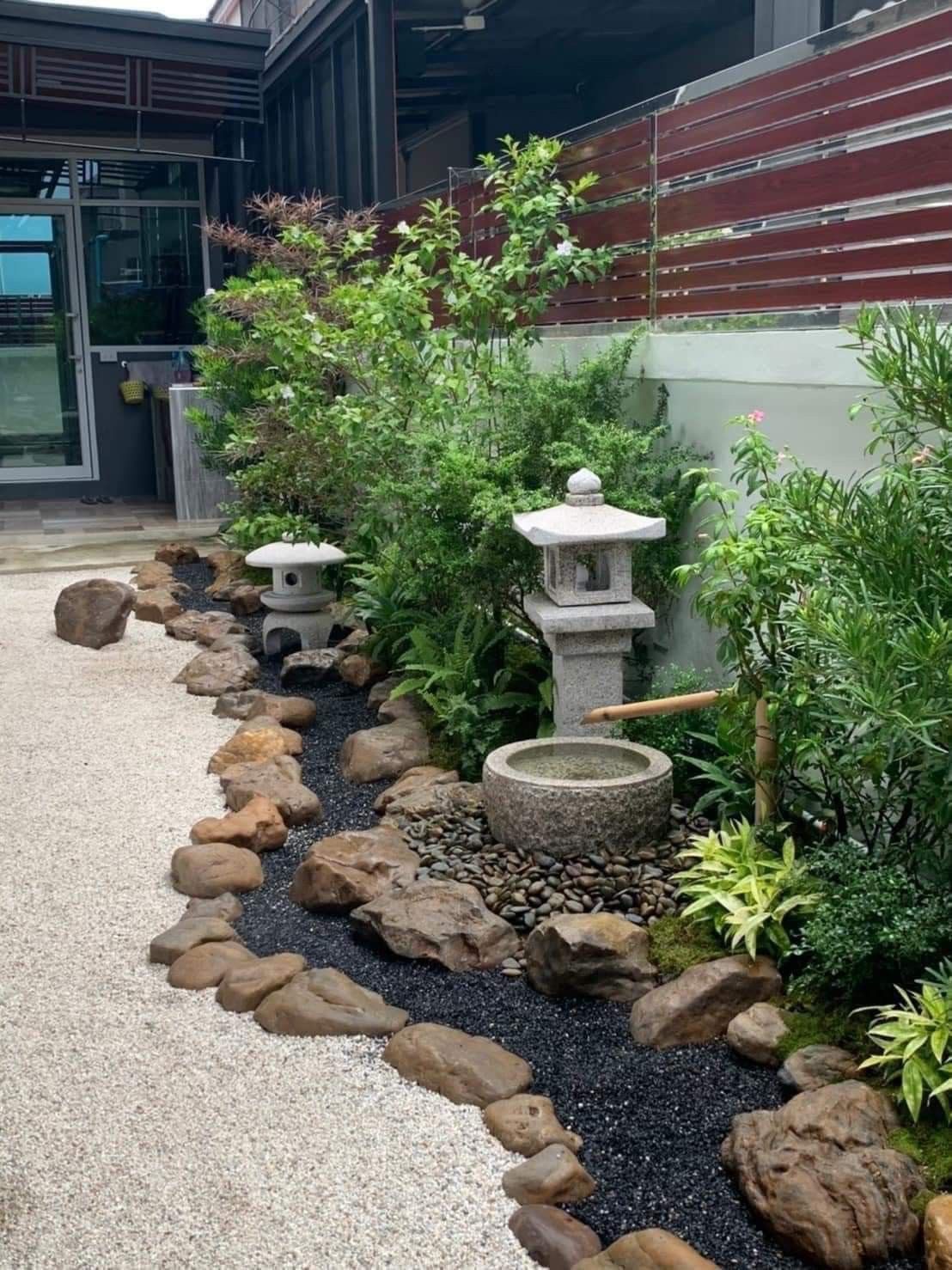 Stone Lantern Garden Path