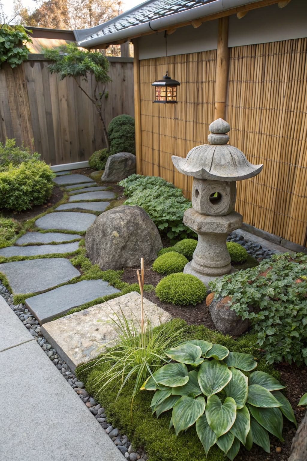 Modern Japanese Courtyard Garden
