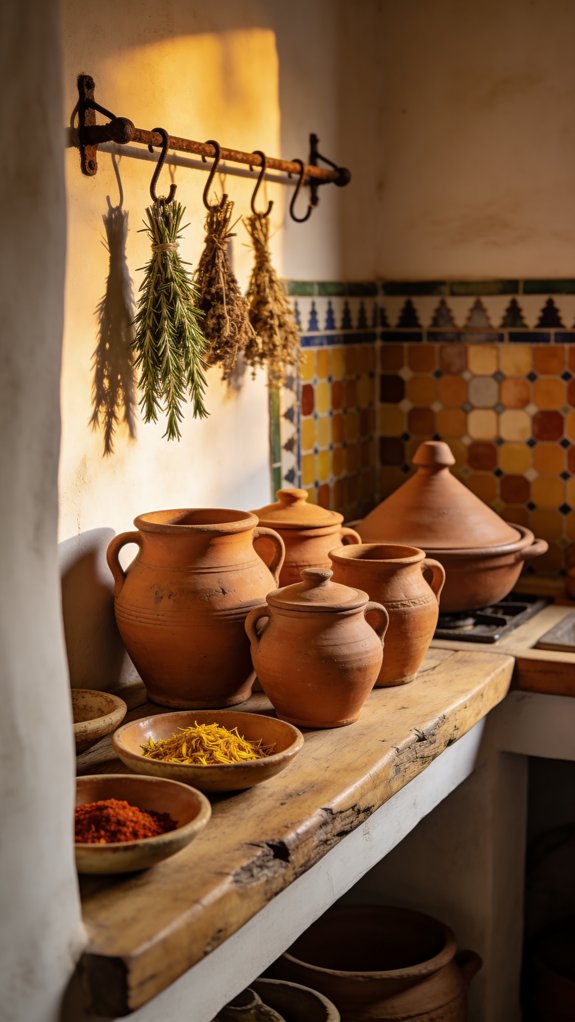 Terracotta Kitchen Decor Inspired by Mediterranean Coastal Charm
