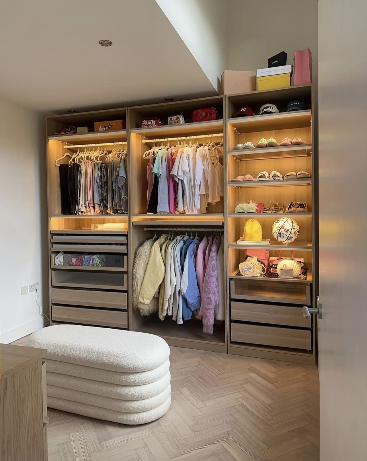Brighten Your Closet with Seamless Overhead Lighting