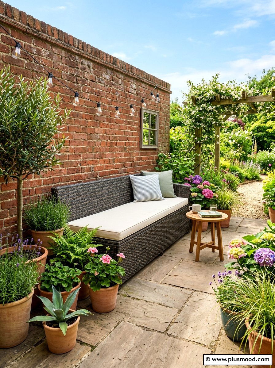 Chic Wicker Storage Benches