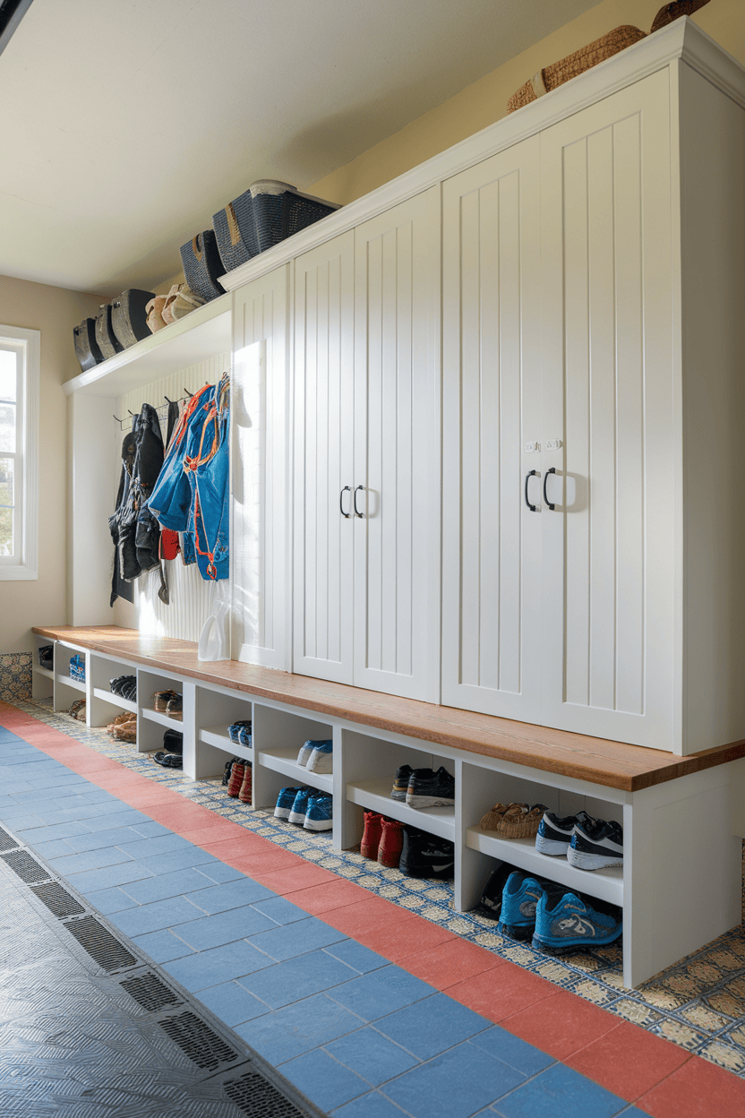 Eye-Catching Flooring Ideas to Elevate Your Garage Mudroom