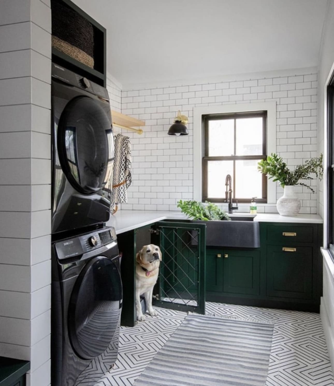 Maximalist Boho Laundry Room