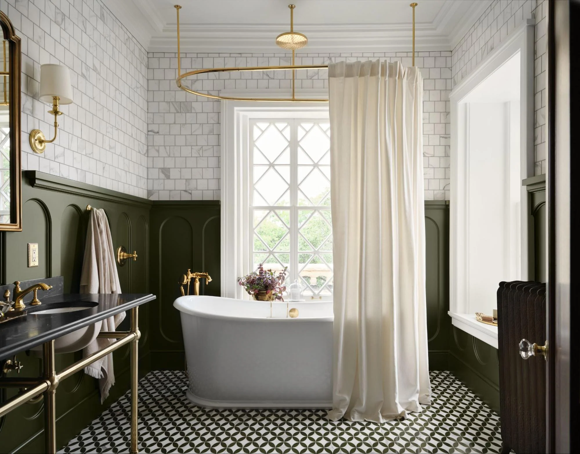 Timeless White Bathroom Charm