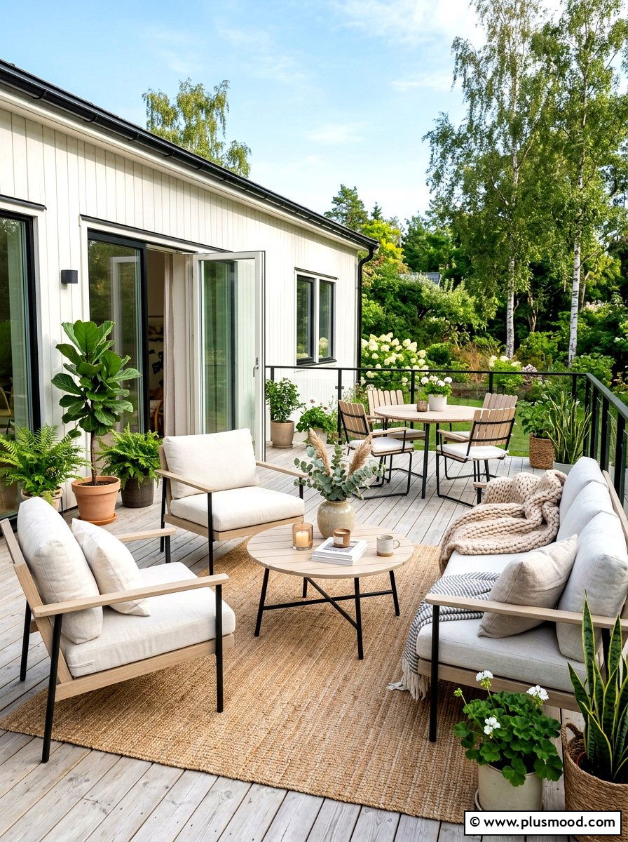 Contemporary Nordic Patio Retreat