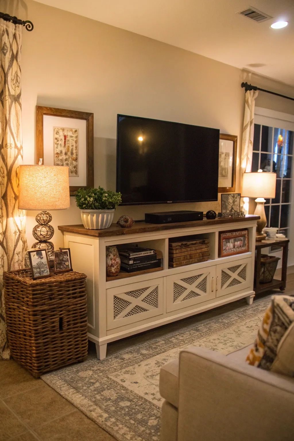 Display Wall Art Next to Your Television