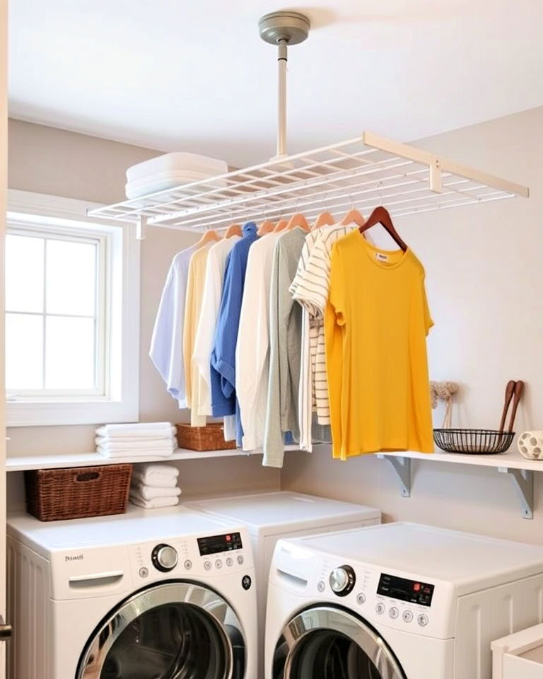 Ceiling-Mounted Clothes Airer