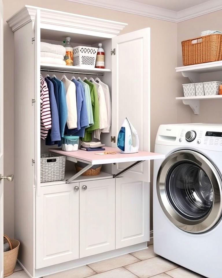 Space-Smart Wall-Mounted Ironing Hub