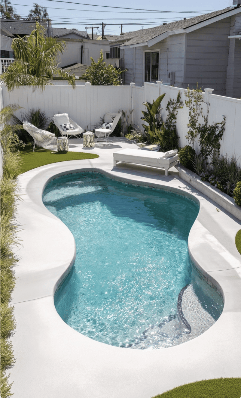 Graceful Curves for a Serene Swim Experience