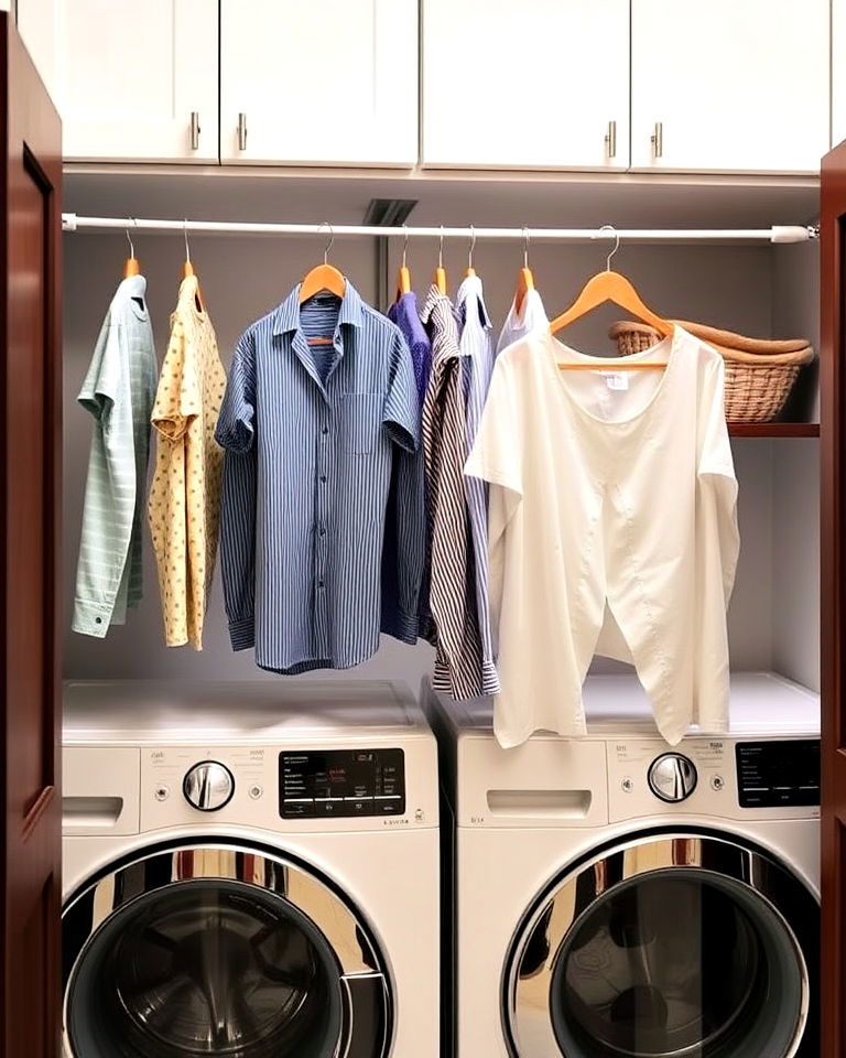 Space-Saving Pull-Out Drying Line