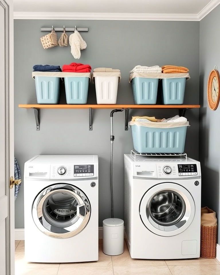 Wall-Mounted Laundry Sorters