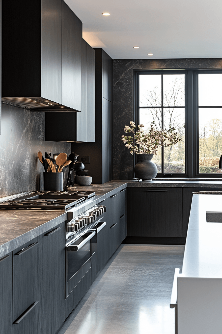 Serene Shades: The Art of Monochrome Kitchen Design