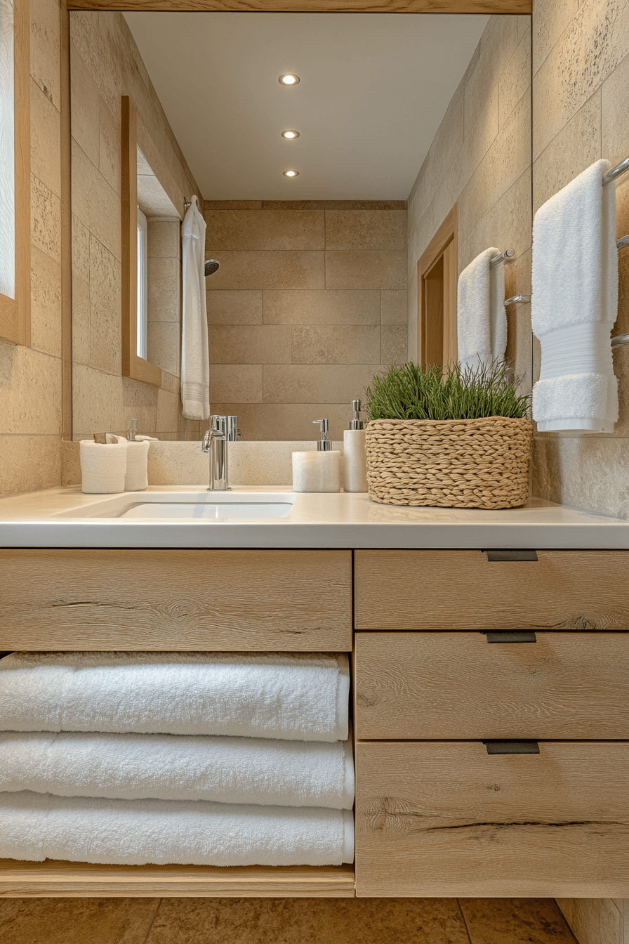 Shoreline Serenity Coastal Bathroom