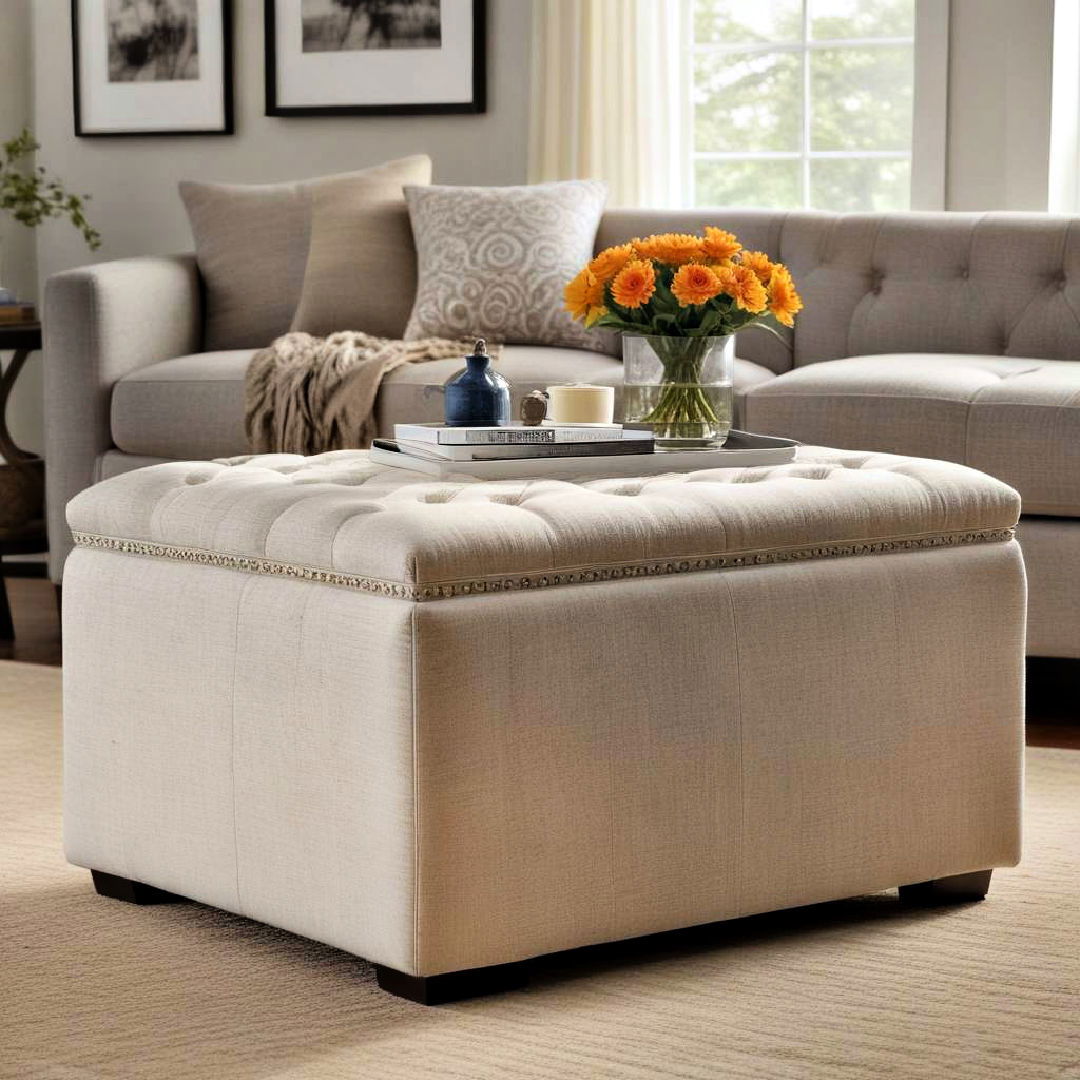 Versatile Storage Ottomans for Stylish Organization