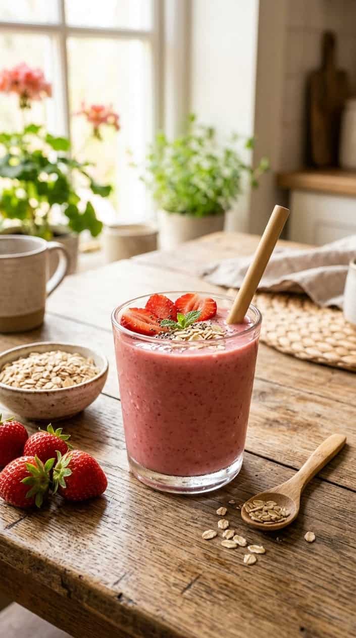 Berry Bliss Morning Fuel Smoothie