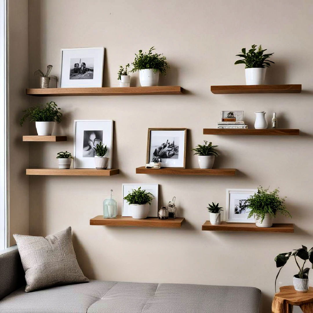 Sleek Floating Shelves for Stylish Storage