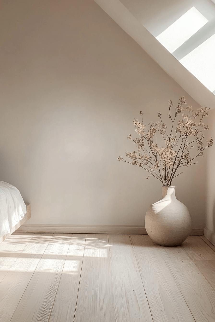 Serene Minimalist Attic Retreat