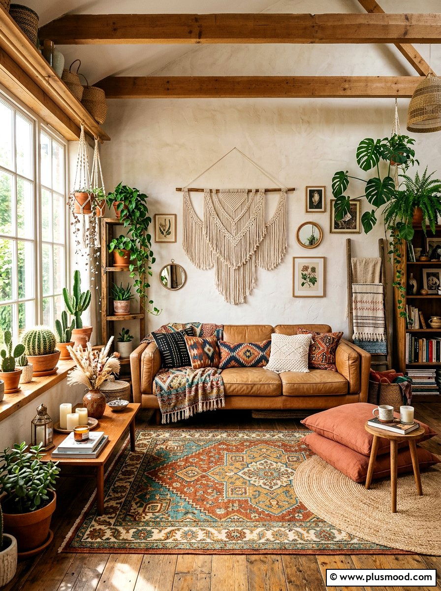 Sun-Kissed Boho Living Retreat