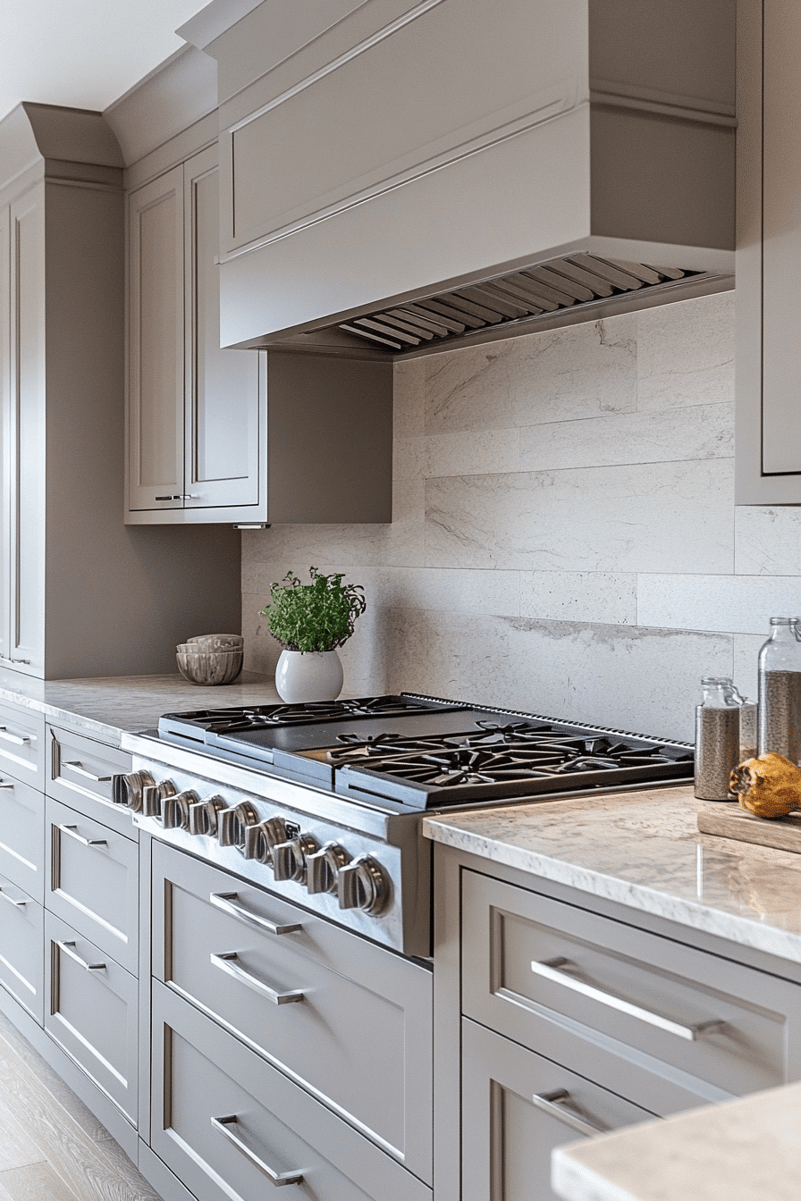 Serene Taupe and Gray Kitchen Harmony