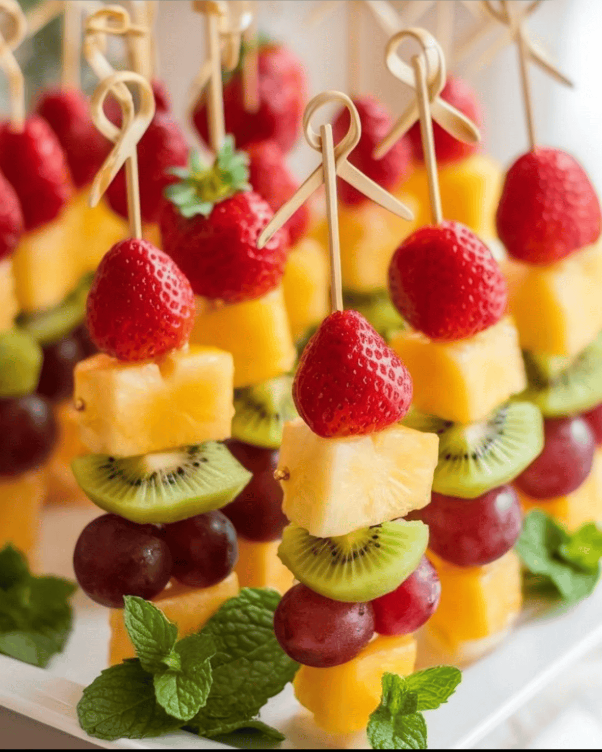 Exotic Summer Skewers: A Burst of Fresh Flavor