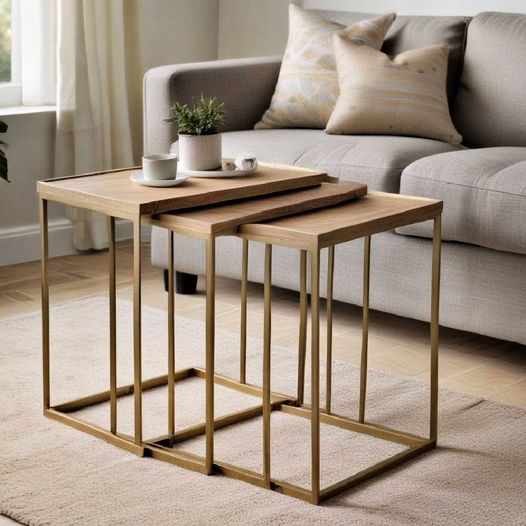 Smart and Stylish Stacking Tables