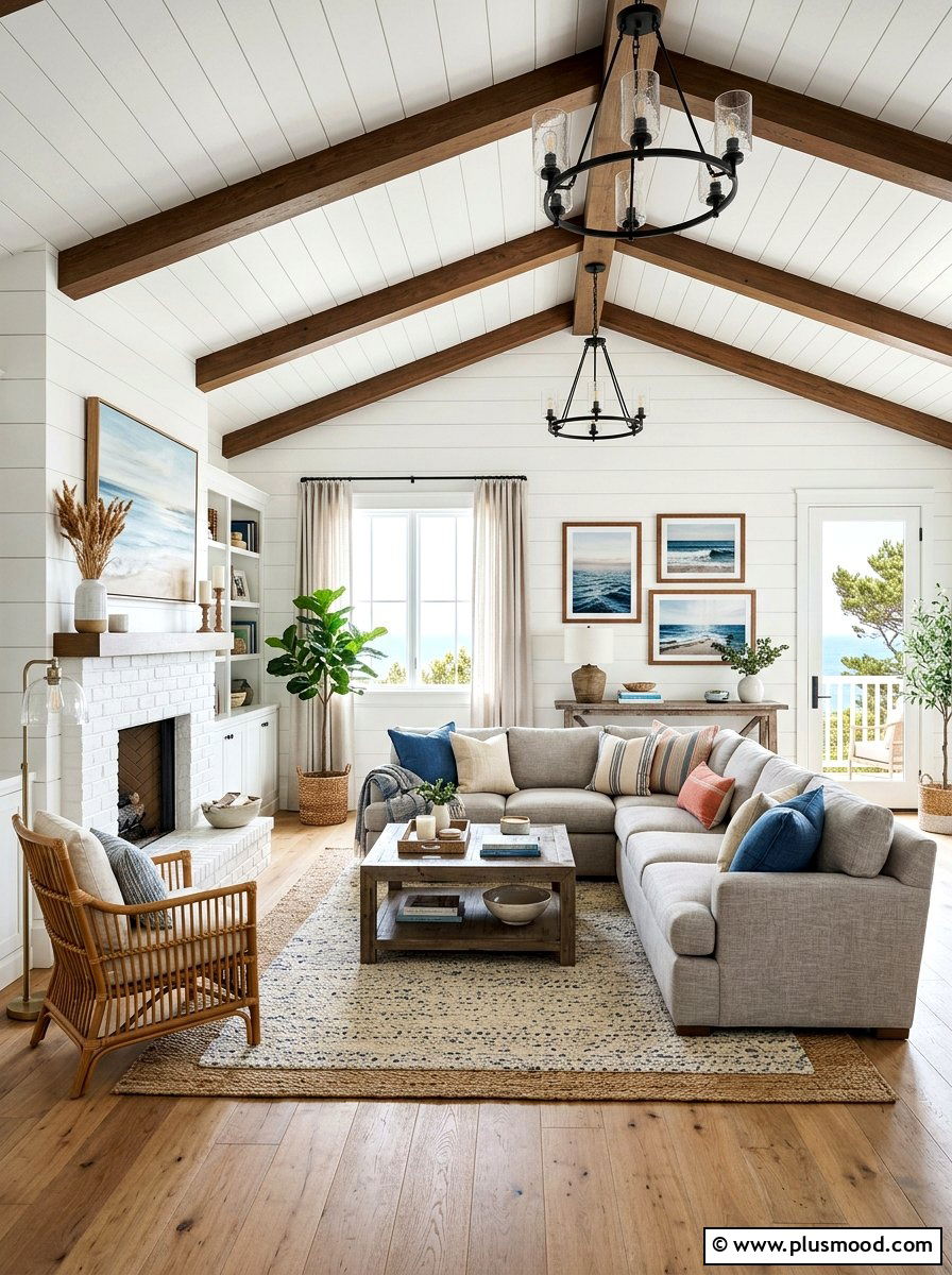 Coastal Charm with Shiplap Walls