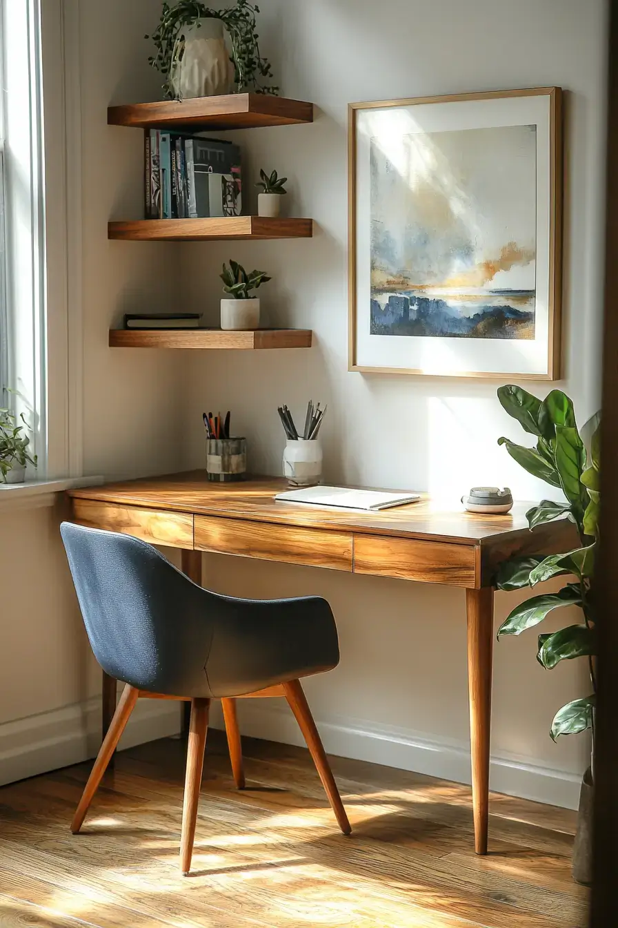 Smart Workspace Nooks for Compact Living