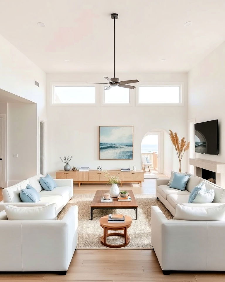 Contemporary Coastal Living with Soft Neutrals