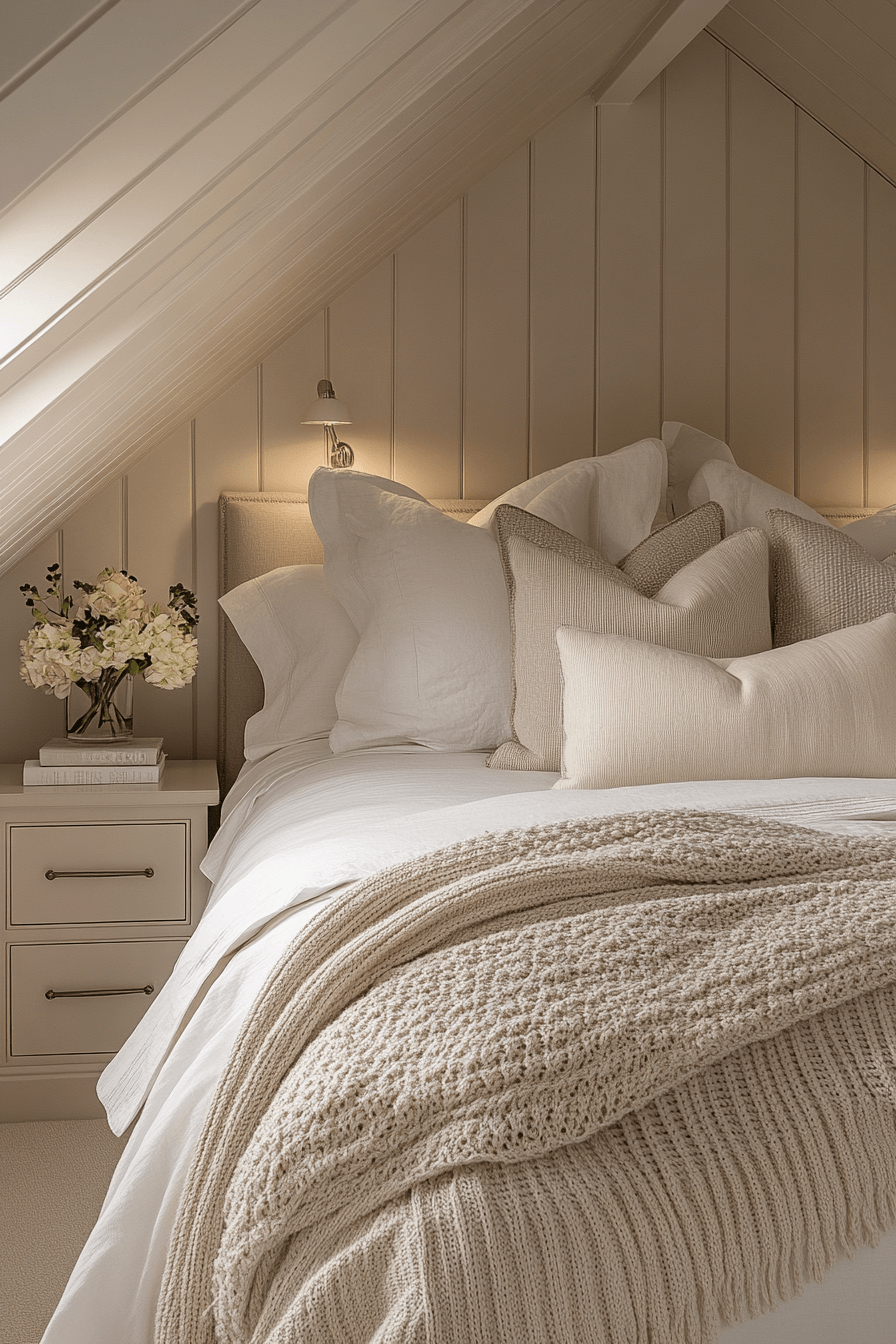 Elegant Retreat: The Perfect Attic Guest Room