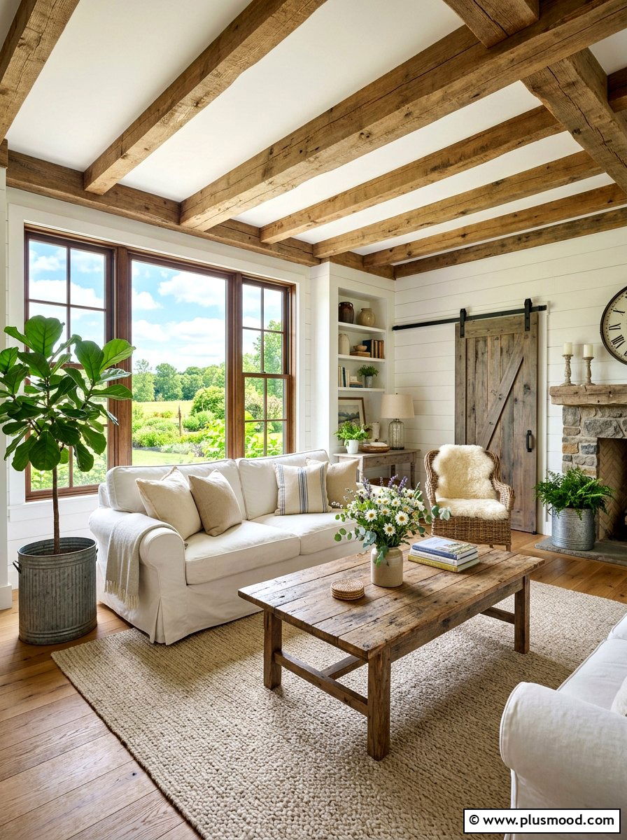 Cozy Rustic Farmhouse Vibes for Your Summer Living Space