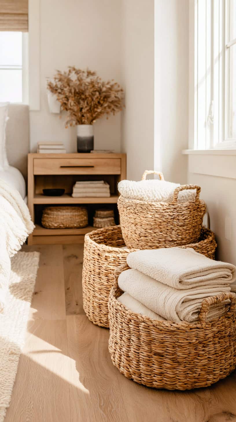 Woven Basket Storage