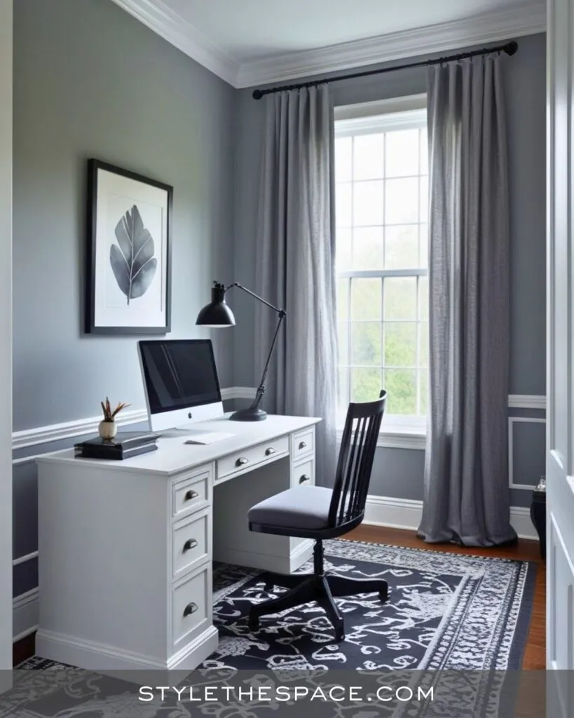 Classic Monochrome Workspace Harmony