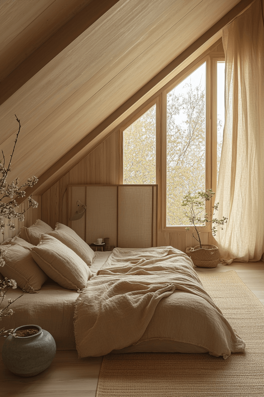 Serene Japandi Loft Escape