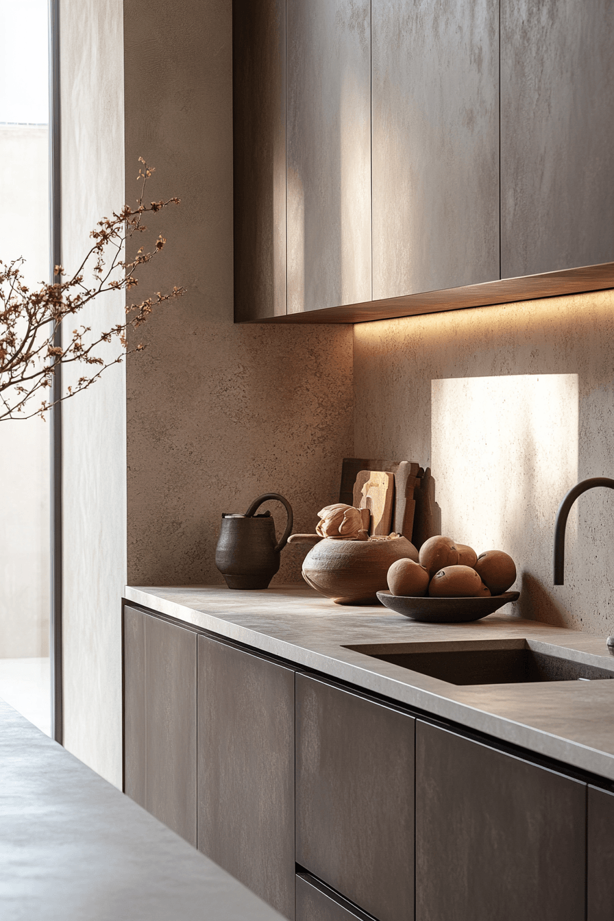 Sleek Touch-Free Cabinetry