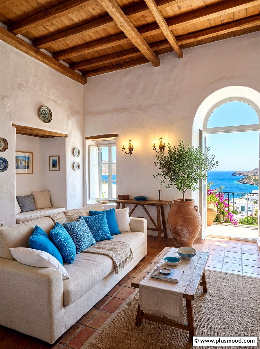 Coastal Mediterranean Lounge Ambiance