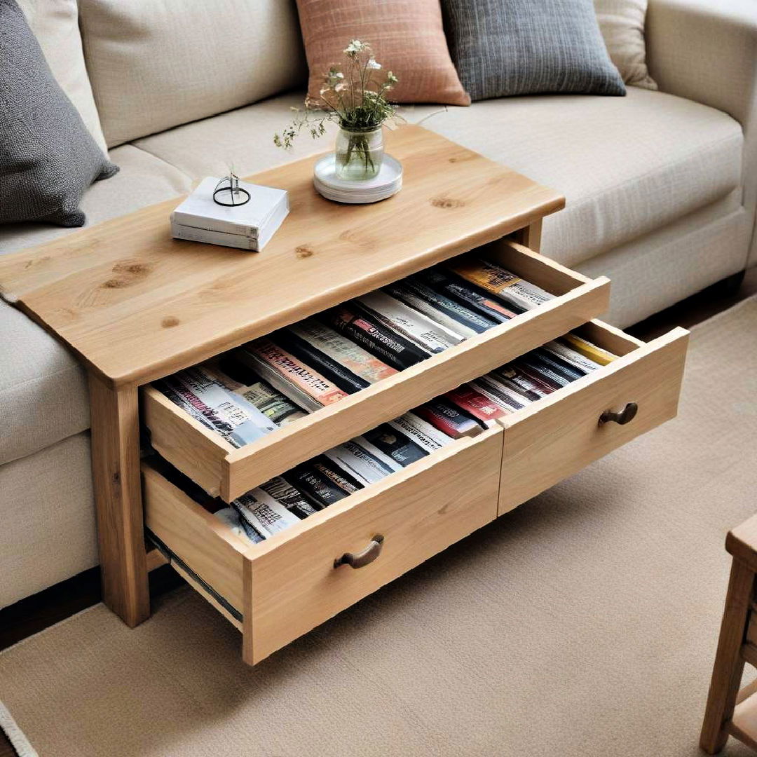 Hidden Storage Drawers Beneath Your Sofa