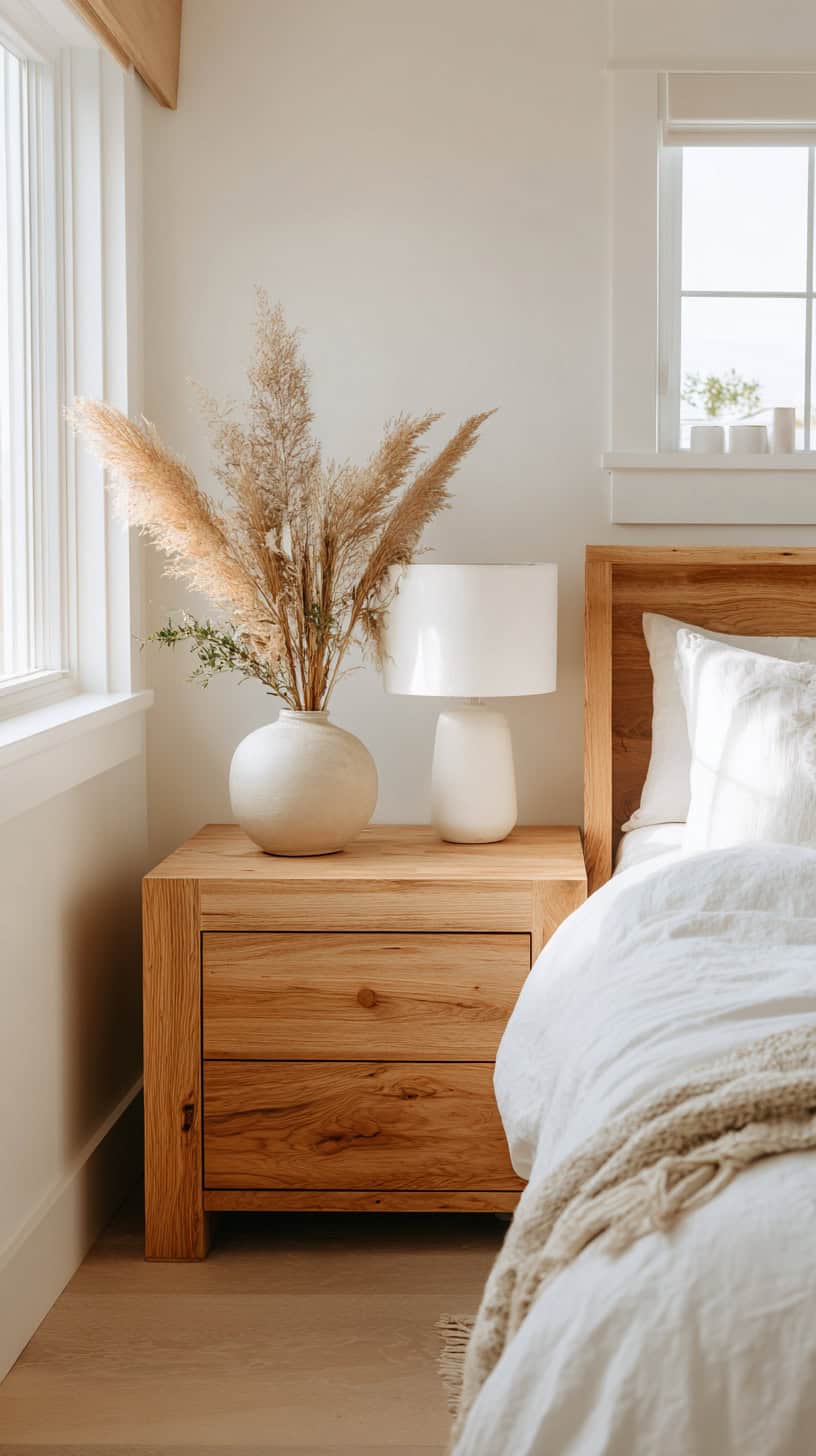 Warm Wood Nightstand