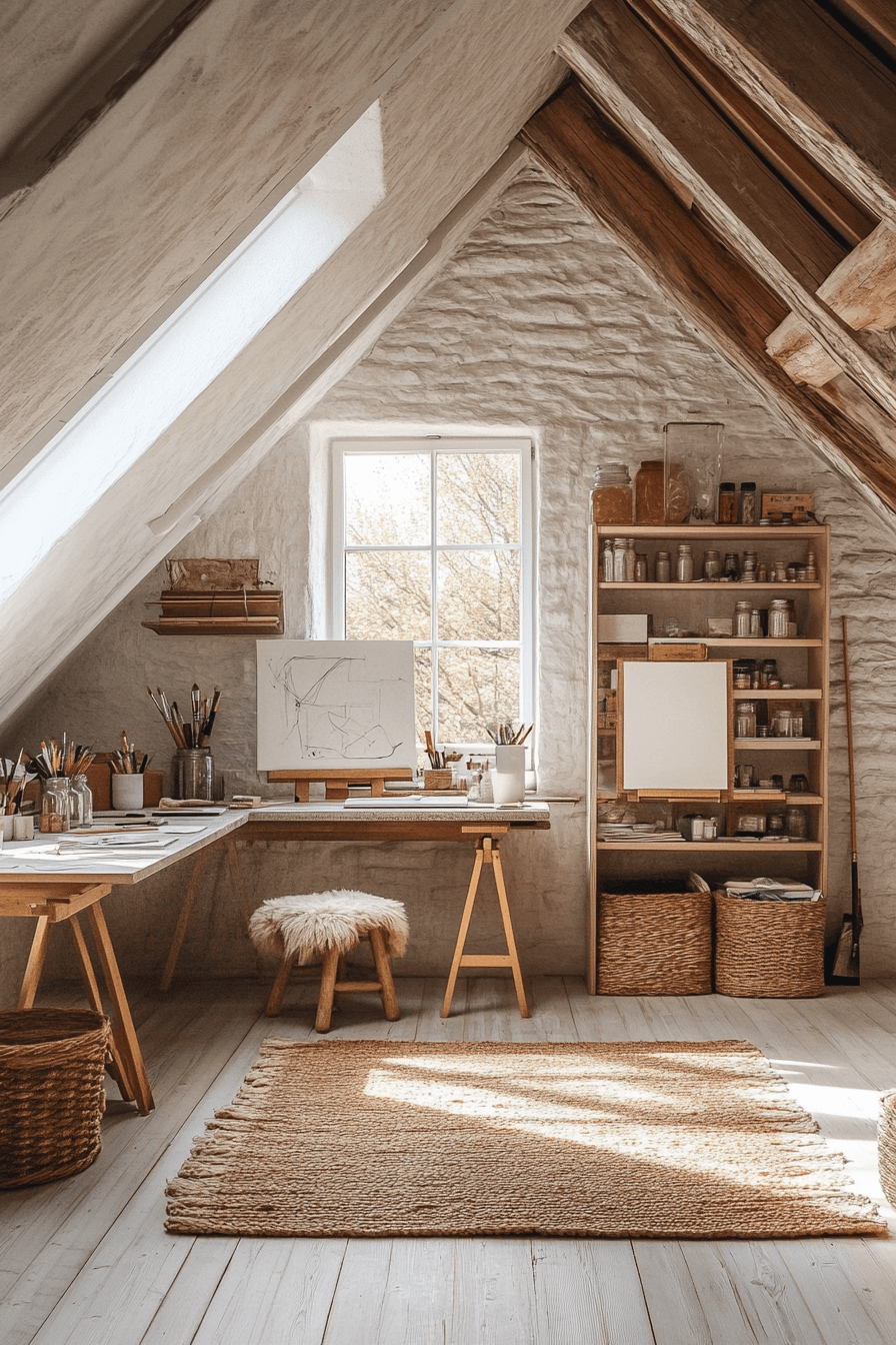 Inspired Attic Art Loft