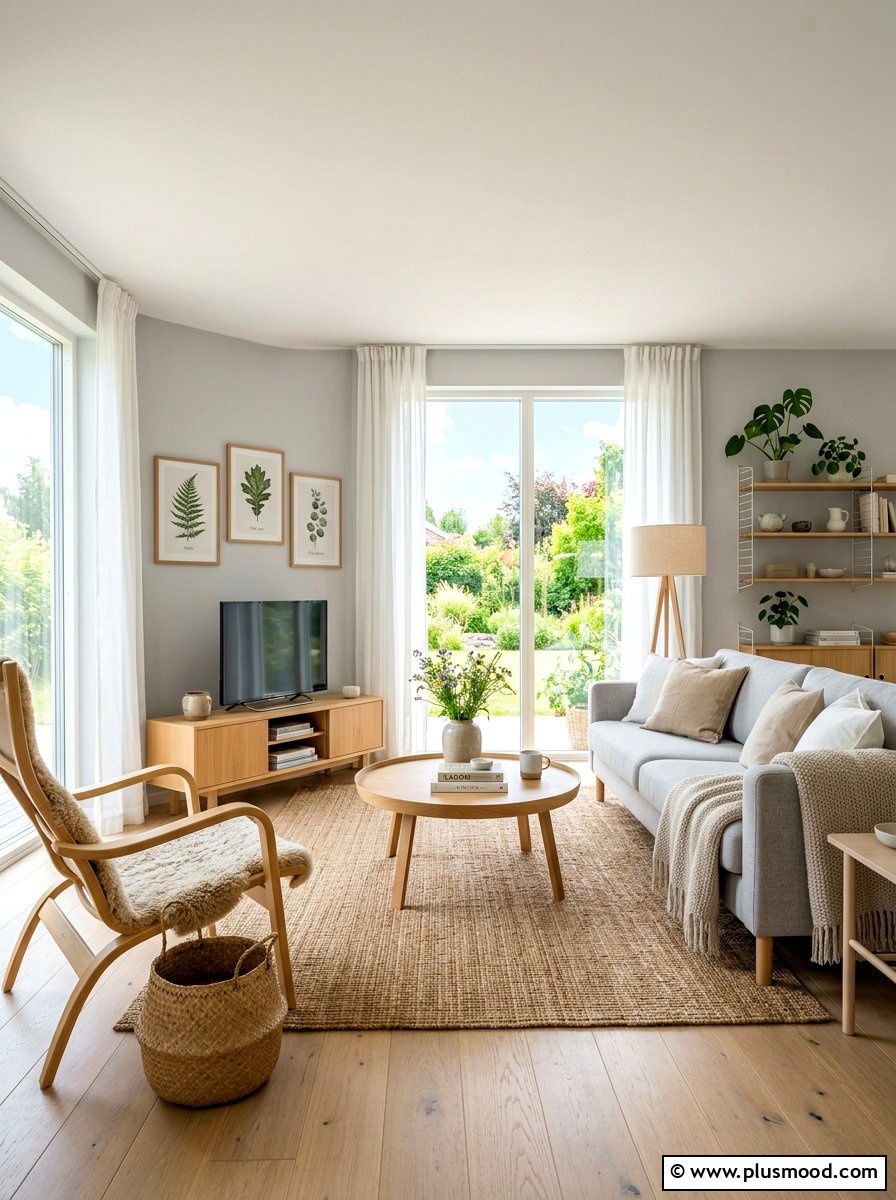 Bright and Breezy Scandinavian Summer Lounge