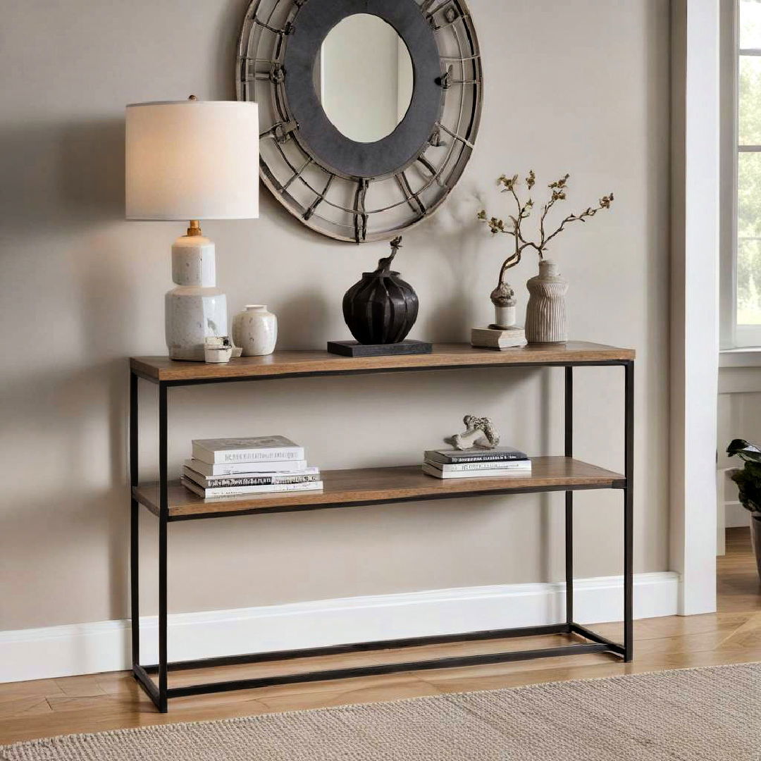 Sleek Console Tables: Stylish Storage Solutions