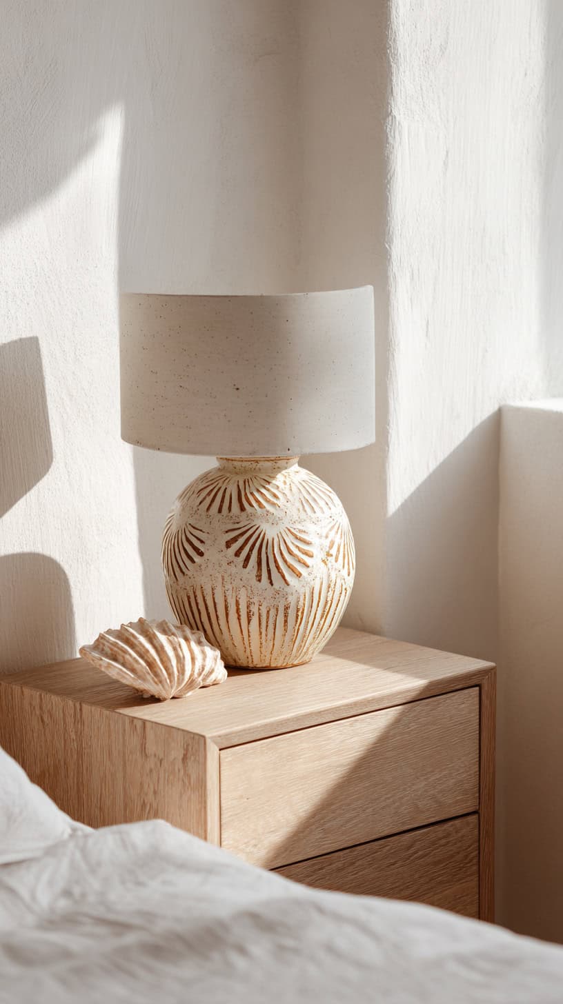 Textured Ceramic Lamp