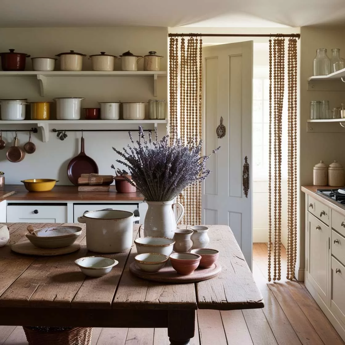 Boho kitchen idea 21