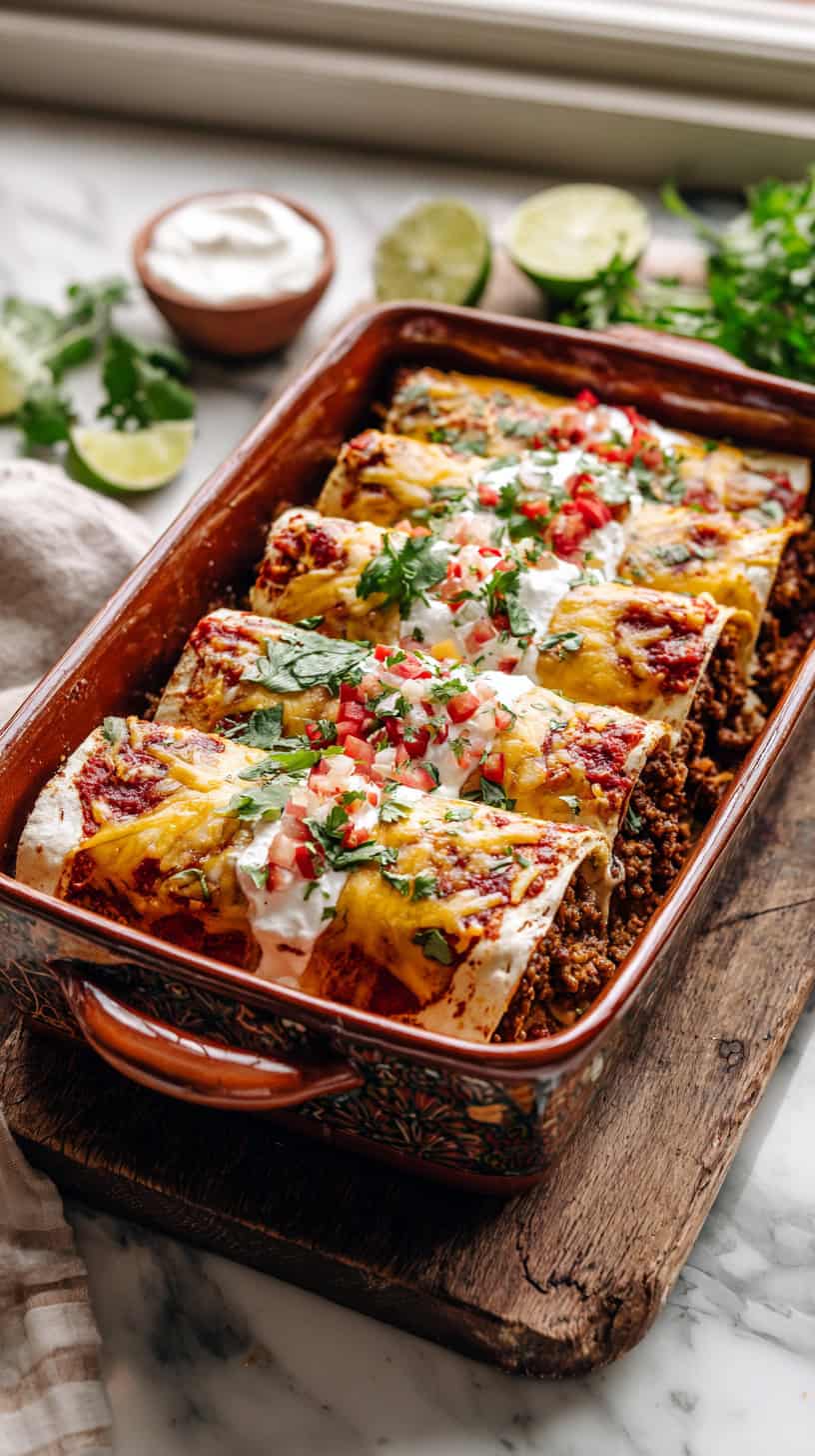 Taco Lasagna Casserole