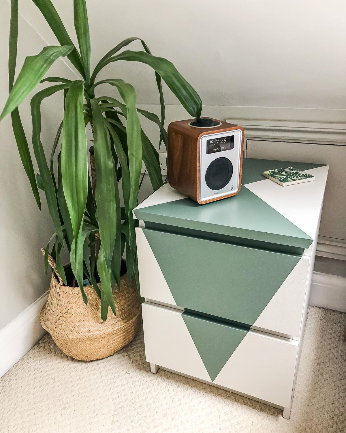 Modern Geometric Nightstand Refresh