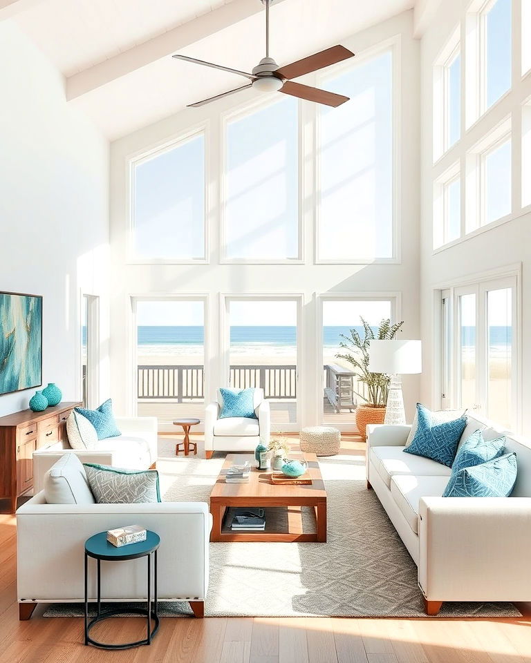 Bright and Breezy Coastal Living Room