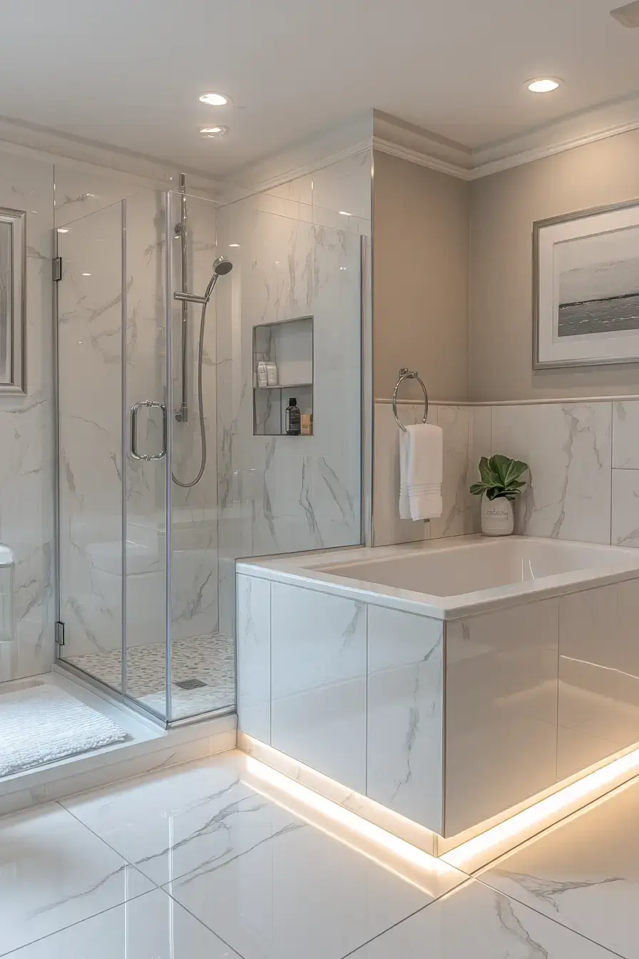 Marble Glass Elegance Elevates