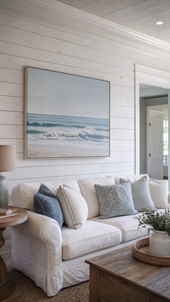 Add Charming Shiplap or Beadboard for That Breezy Coastal Vibe