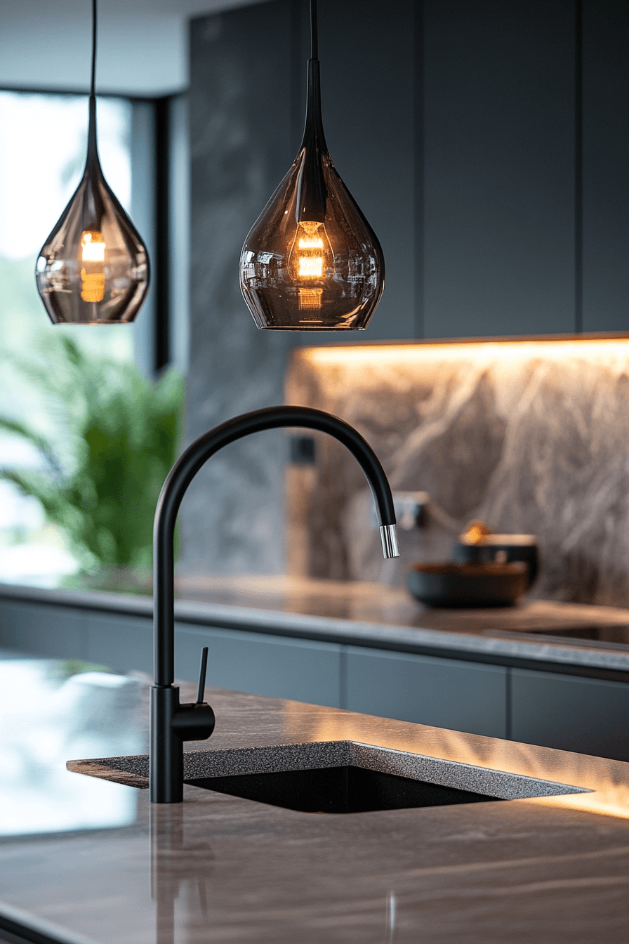 Sleek Fixtures for a Streamlined Kitchen